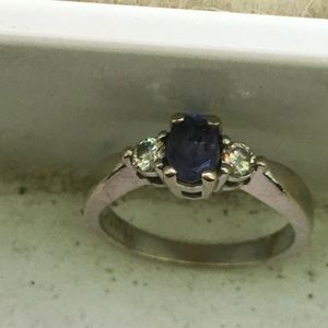 Tanzanite and Diamond Ring